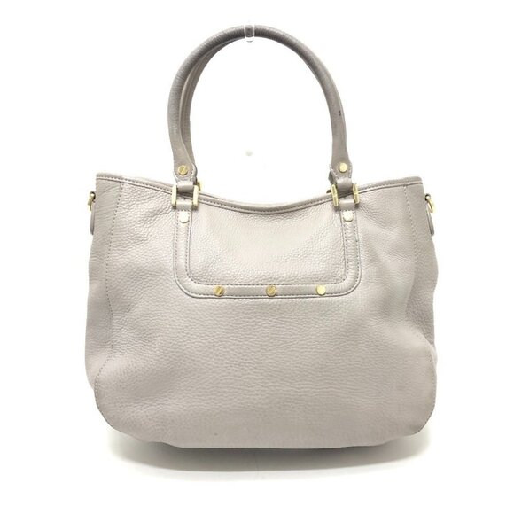 Tory Burch logo Tote bag Leather gray/GoldHardware - Picture 12 of 15